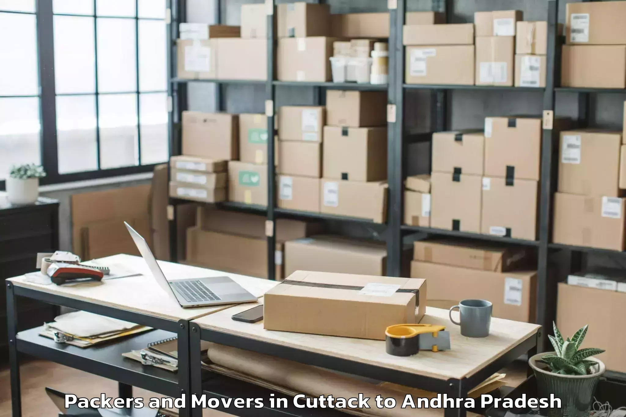 Cuttack to Unguturu Packers And Movers